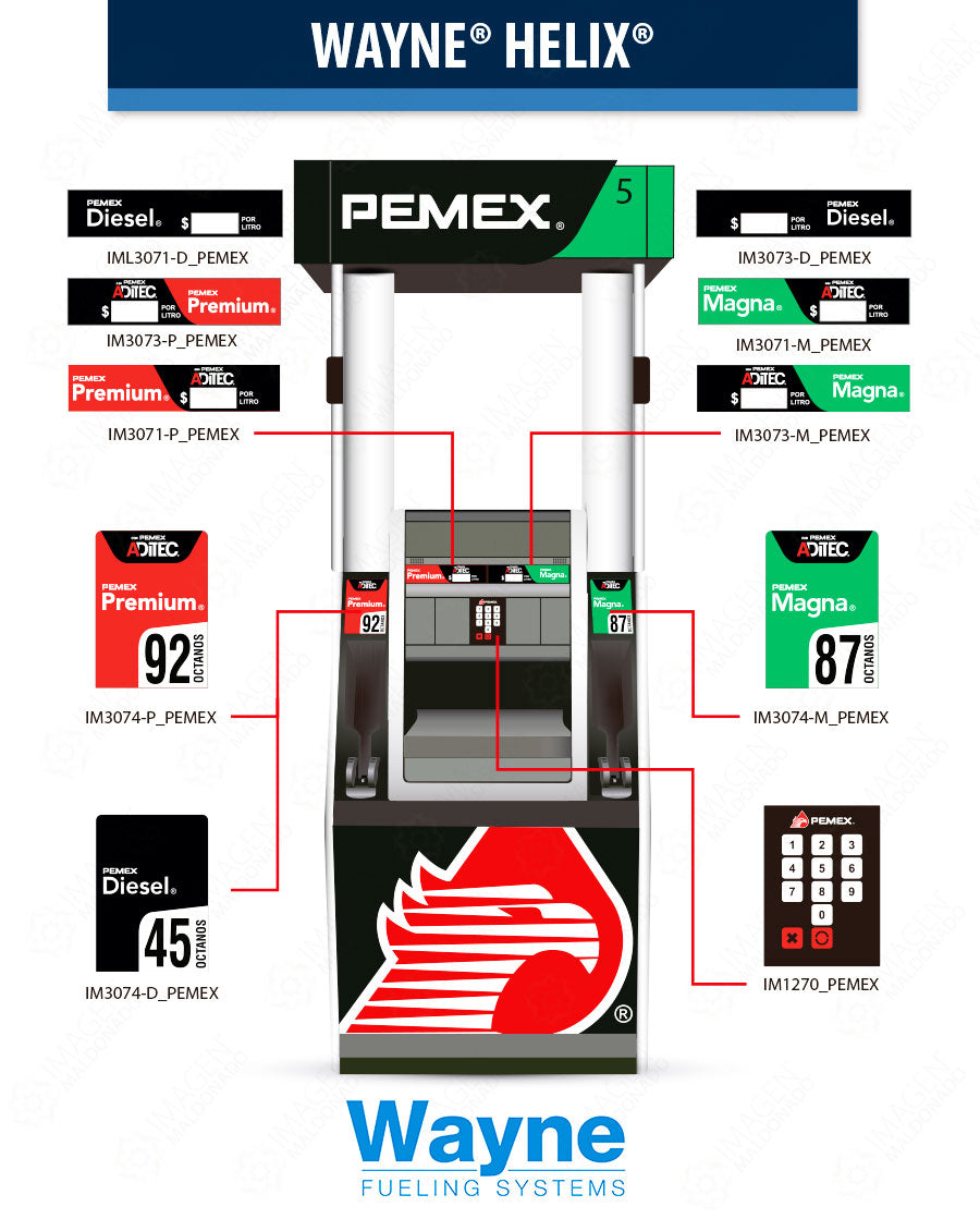 IM3071-D_PEMEX CTLA WAYNE HELIX DIESEL NUEVO PEMEX®