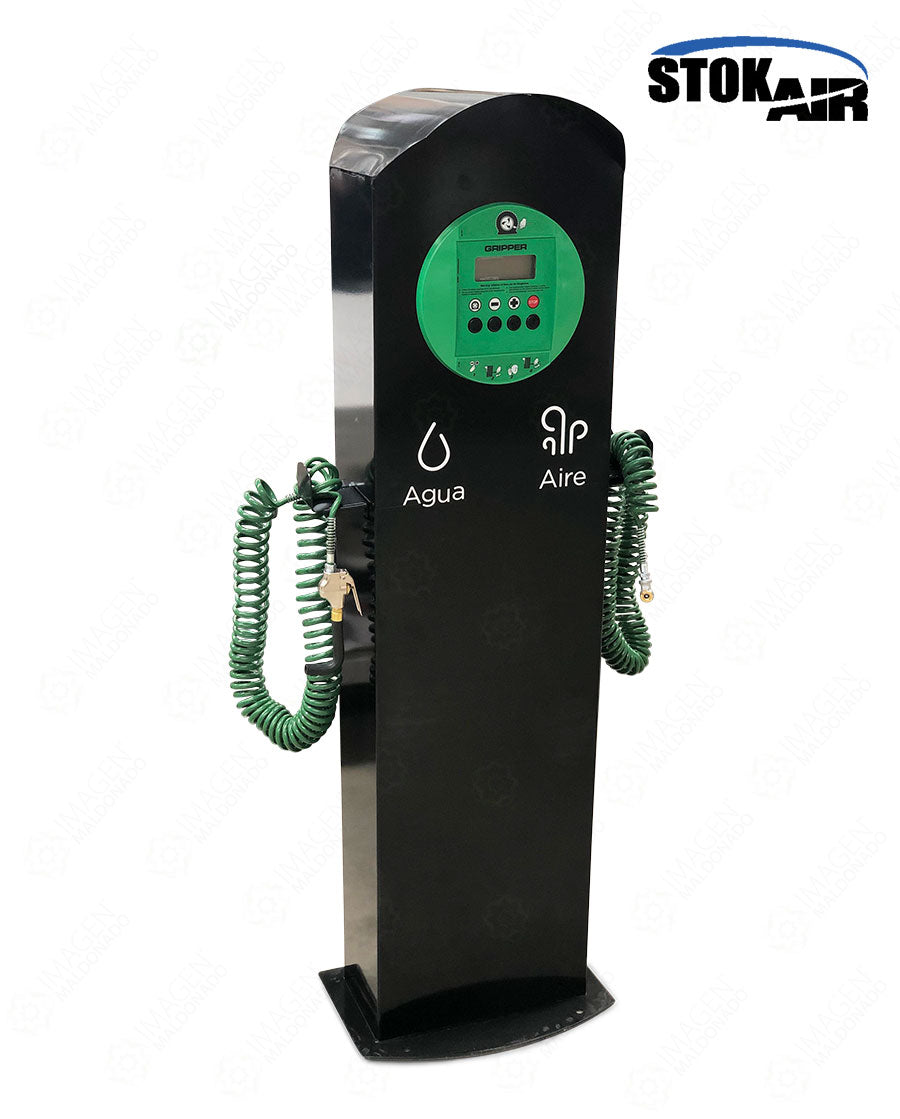 XX07 STOK AIR DISPENSARIO AIRE Y AGUA CABEZAL GRIPPER STOK AIR VERDE PEMEX